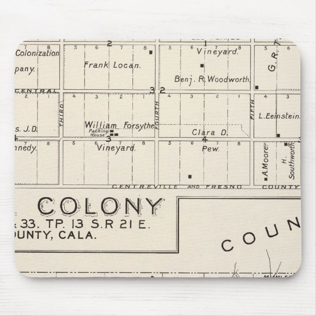 Nevada Colony Mouse Pad (Front)