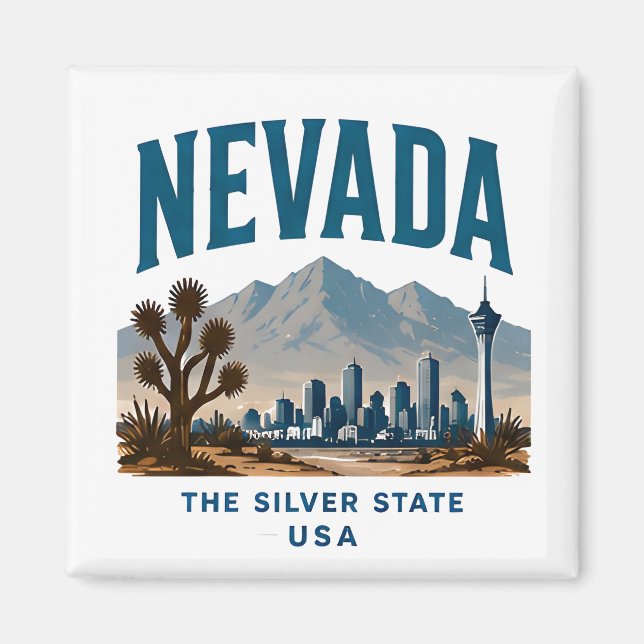 Nevada Desert Adventure Magnet (Front)