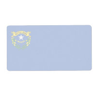 Nevada Faint Flag Shipping Label
