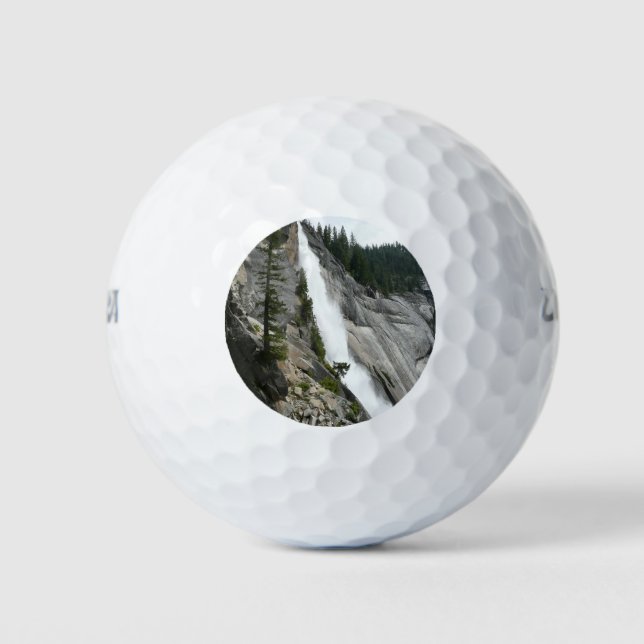 Nevada Falls at Yosemite National Park Golf Balls (Front)