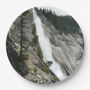 Nevada Falls at Yosemite National Park Paper Plate