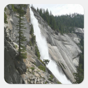 Nevada Falls at Yosemite National Park Square Sticker