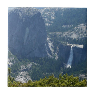Nevada Falls from the Panorama Trail Ceramic Tile