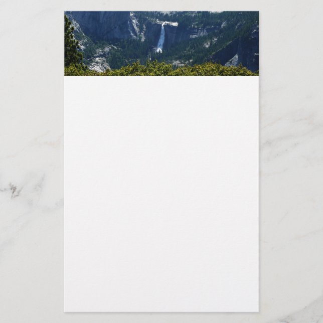 Nevada Falls from the Panorama Trail Yosemite Stationery (Front)