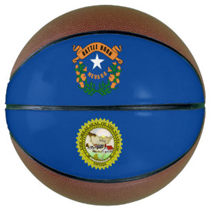 Nevada flag basketball