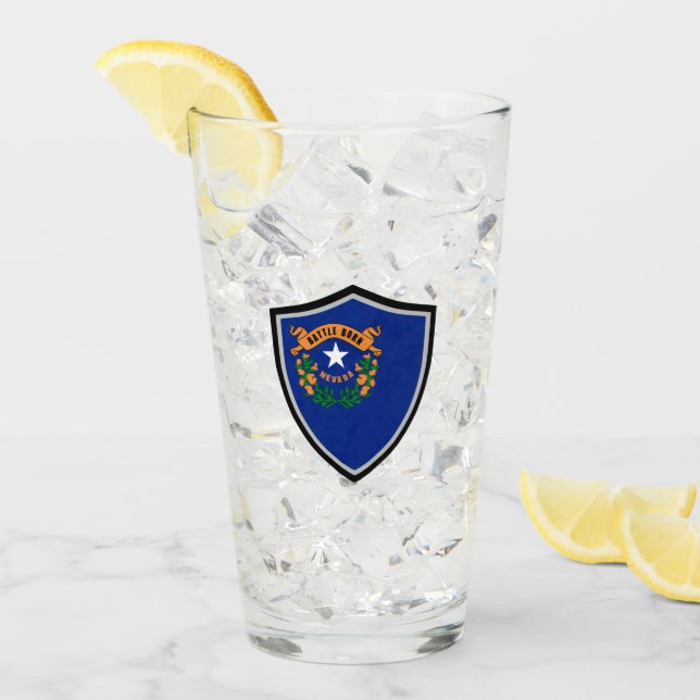 Nevada flag glass (Front Ice)