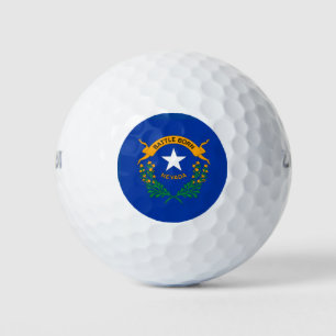 NEVADA FLAG GOLF BALLS
