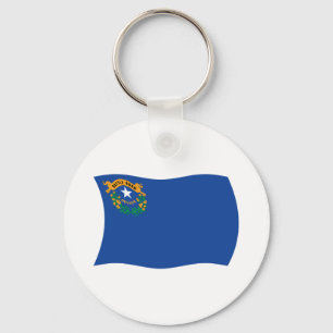 Nevada Flag Keychain