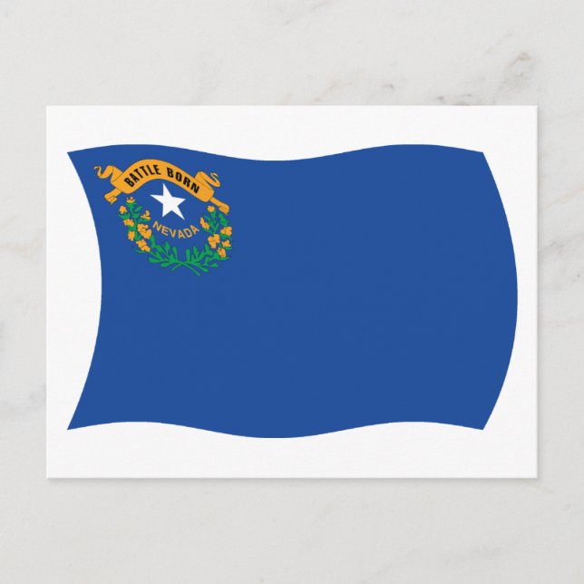 Nevada Flag Postcard (Front)