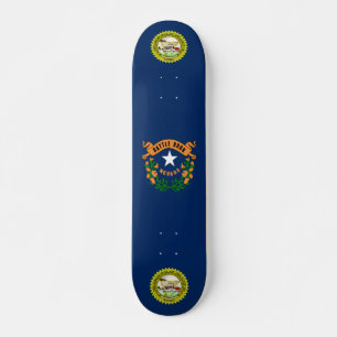 Nevada flag skateboard