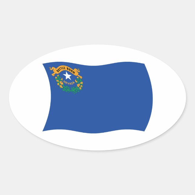 Nevada Flag Sticker (Front)