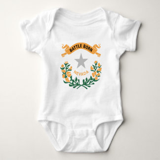 Nevada Flag Theme 00 Baby Bodysuit