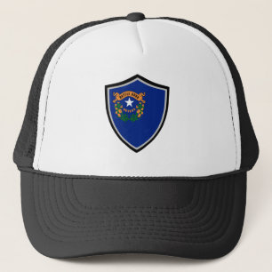 Nevada flag trucker hat