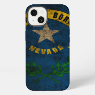 Nevada Flag Vintage Grunge iPhone 13 Case