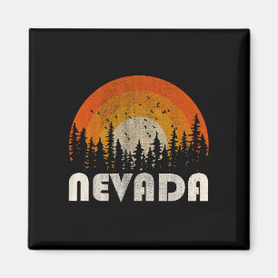 Nevada - funny nature vintage hiking 60s 70s 80s magnet
