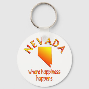 NEVADA Happiness Key Ring