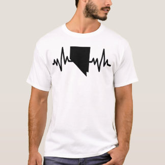 Nevada heartbeat design unisex T-Shirt