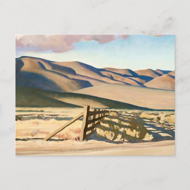 “Nevada Hills” by Maynard Dixon Postcard (Front)