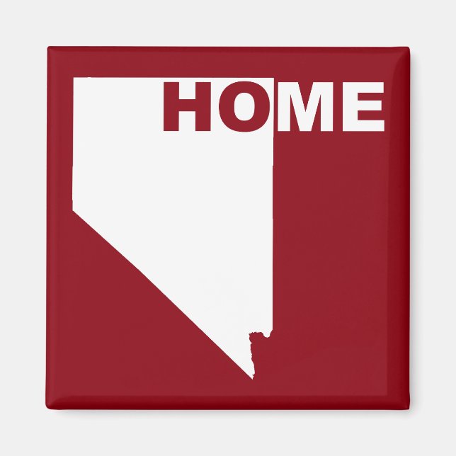 Nevada Home Away From State Fridge Magnet (Front)