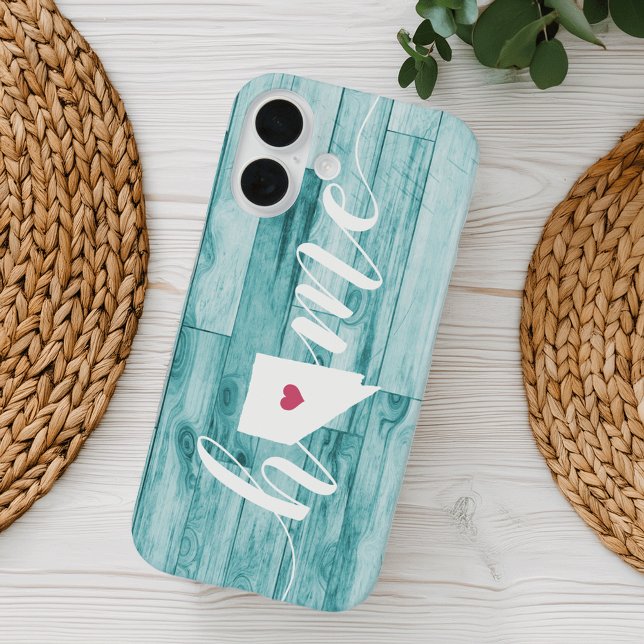 Nevada Home State Turquoise Wood Look Case-Mate iPhone Case (Creator Uploaded)