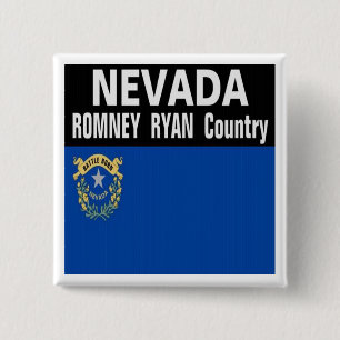 NEVADA is Romney Ryan Country Button