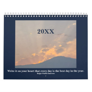 Nevada Landscape Photos with Inspirational Quotes Calendar