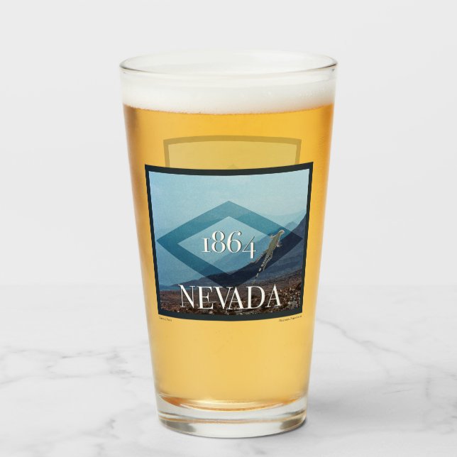Nevada Landscape Poster Glass (Front Filled)