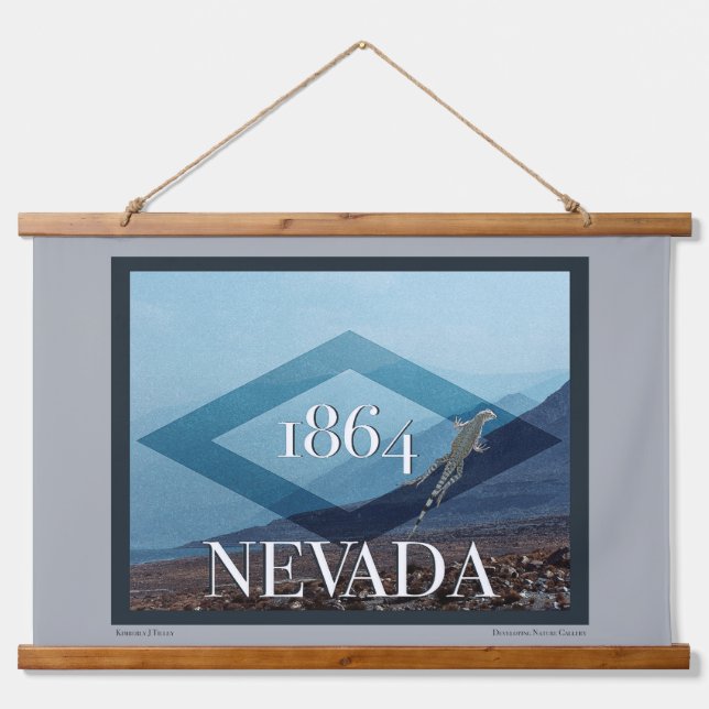 Nevada Landscape Poster Hanging Tapestry (Front)