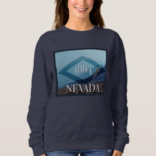 Nevada Landscape Poster Sweatshirt