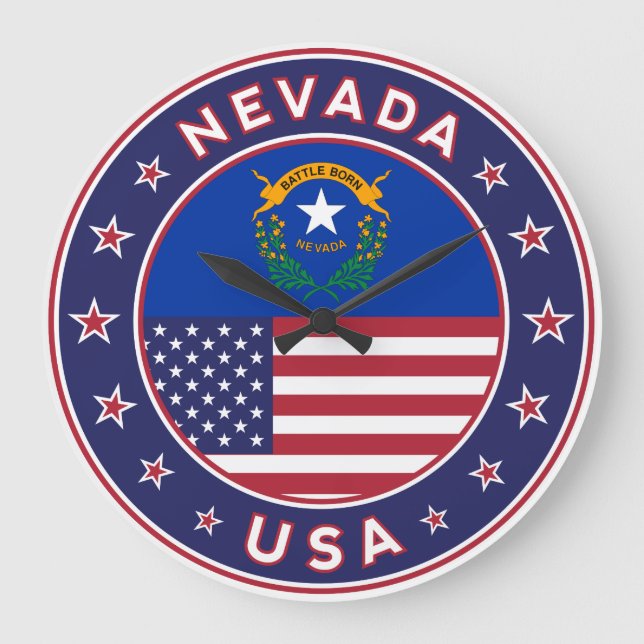 Nevada Large Clock (Front)