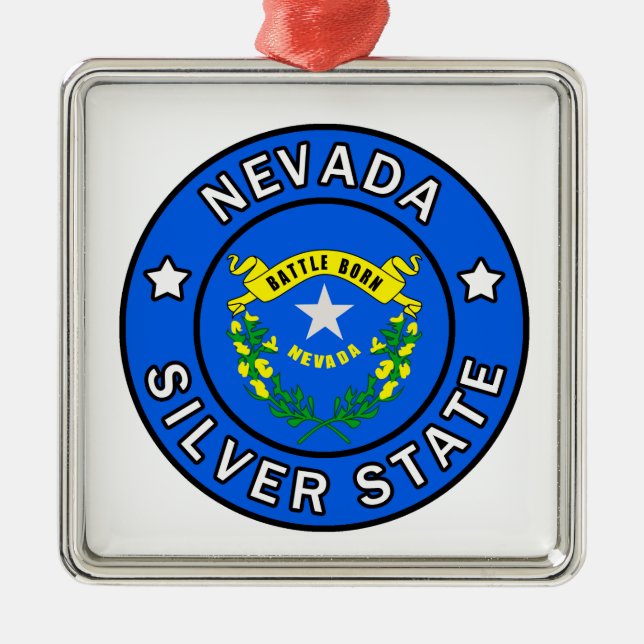 Nevada Metal Tree Decoration (Front)