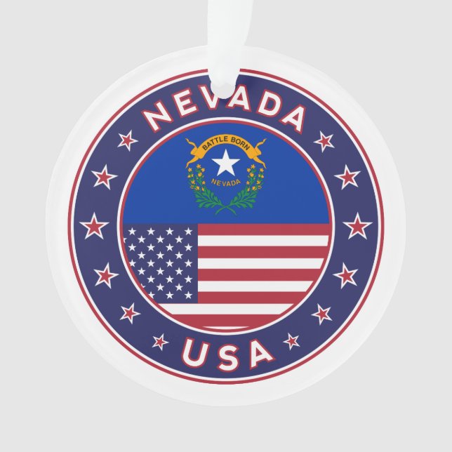 Nevada Ornament (Front)