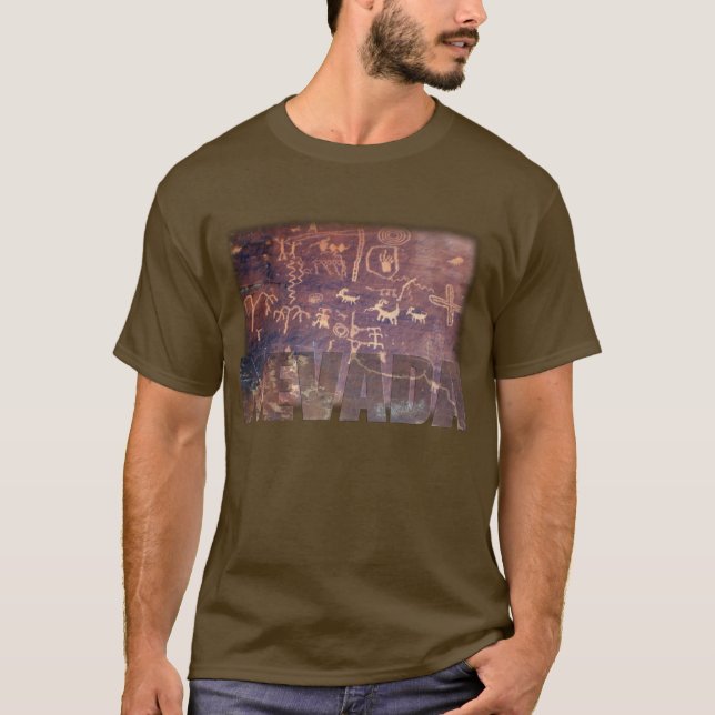 Nevada petroglyph shirt (Front)