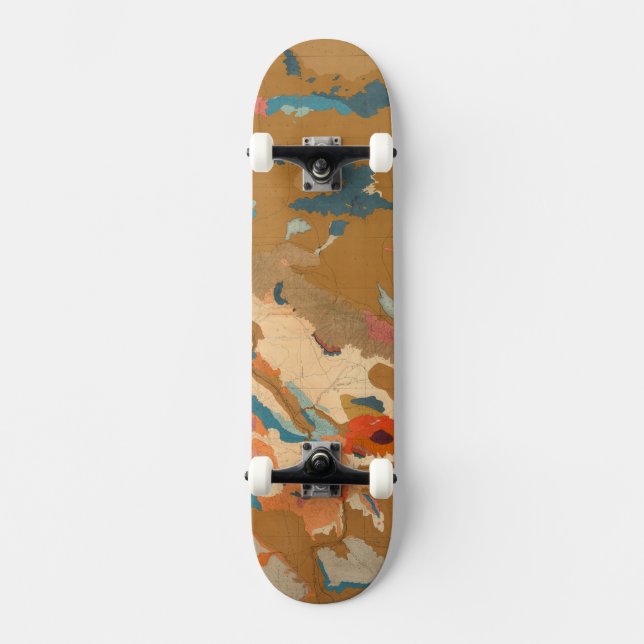 Nevada Plateau Geological Skateboard (Front)