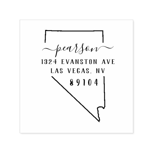 Nevada Return Address Stamp Self-Inking (Design)