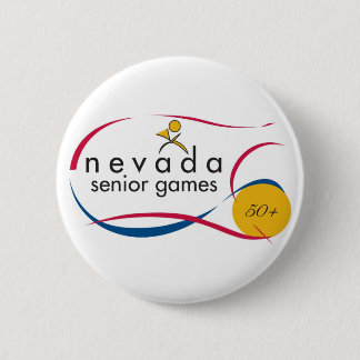NEVADA SENIOR GAMES LOGOS ON EVERYTHING 6 CM ROUND BADGE