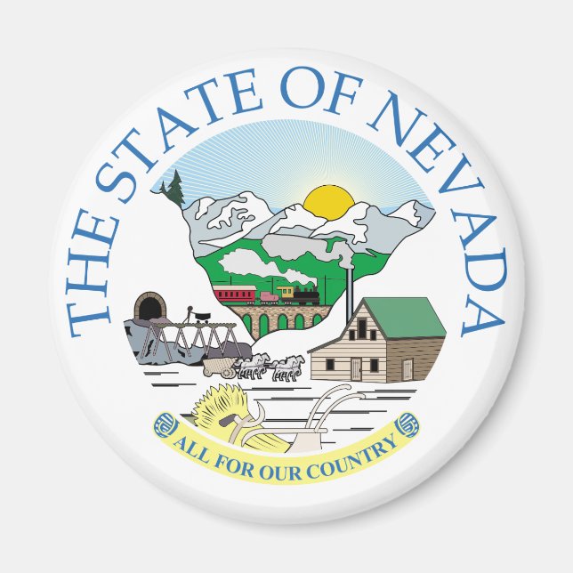 Nevada sign magnet (Front)