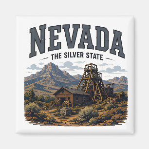 Nevada Silver State Journey Magnet