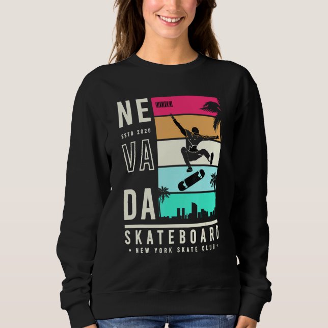 Nevada Skateboard New York Skate Club Sweatshirt (Front)