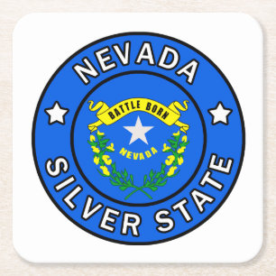 Nevada Square Paper Coaster