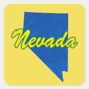 Nevada Square Sticker