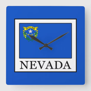 Nevada Square Wall Clock