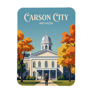 Nevada State Capitol USA Magnet