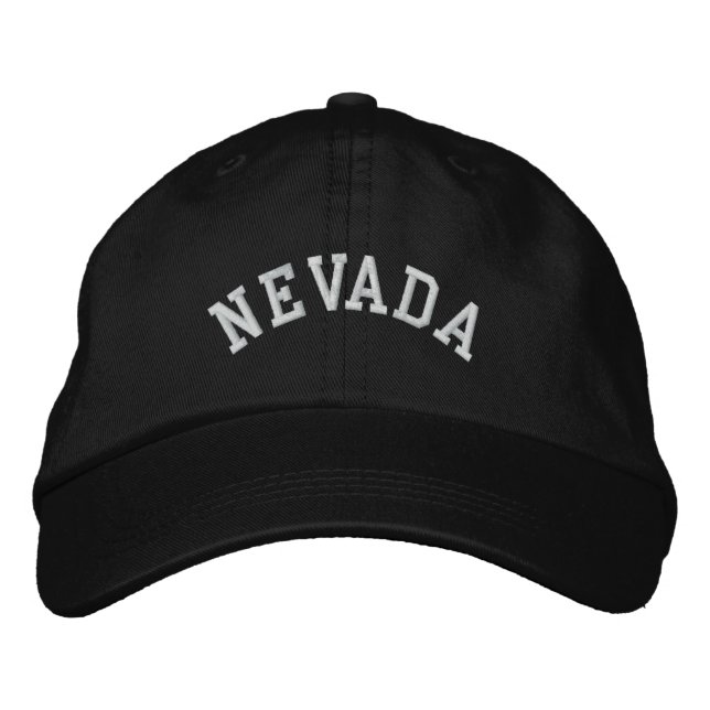 Nevada State Embroidered Embroidered Hat (Front)