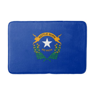 Nevada State Flag Bath Mat