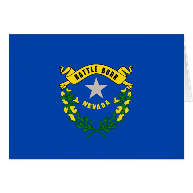 Nevada State Flag Design (Front Horizontal)