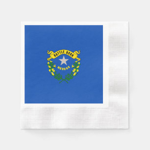 Nevada State Flag Design Napkin