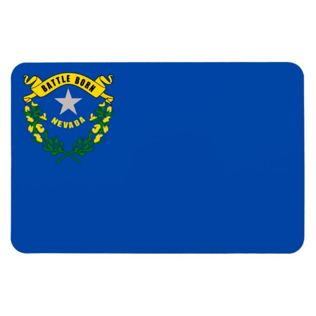 Nevada state flag magnet (Horizontal)