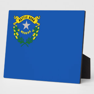 Nevada State Flag Plaque