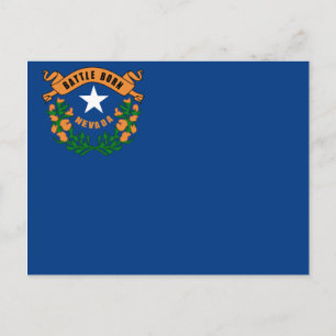 Nevada State Flag Postcard
